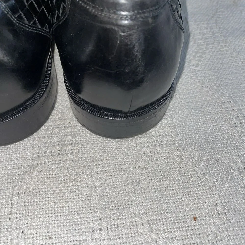 Johnston & Murphy Domani Men’s Dress Loafers Size 10.5 M Black Leather Business